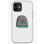 Ozgun Avm iPhone 12 İle Uyumlu Telefon Kılıfı Silikon Rıp Tecavüz Kültürü Mezar Taşı 42167
