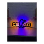 özgün lazer 3d dekor baskı csgo oyuncu odası dekor ışıklı