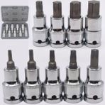 Özgün Ticaret Torx Lokma Seti 9 Parça 1/2 Lokmalı Torx Set Pro Torks Lokma Seti 9 Parça - Gri