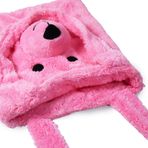 Özgüner Ayıcık Kafalı Peluş Omuz Çanta – Yumuşak ve Sevimli Peluş Kumaş Kız Çocuk & Genç Kızlar İçin Günlük Kullanım ve Hediye (orta pembe, Orta)
