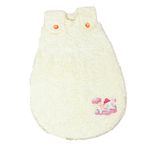 Özgüner Bebek Uyku Tulumu 0-18 Ay Kolsuz, Hafif ve Yumuşak Yeni Doğan Uyku Tulum Unisex Gece Uyku Giysisi (Krem, 100x100)