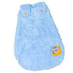 Özgüner Bebek Uyku Tulumu 0-18 Ay Kolsuz, Hafif ve Yumuşak Yeni Doğan Uyku Tulum Unisex Gece Uyku Giysisi (Mavi, 100x100)