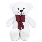 Özgüner Oyuncak 100 cm Büyük Peluş Ayıcık – Papyonlu Dev Teddy Bear, Ultra Yumuşak, Sevgiliye & Özel Günler İçin Hediye (beyaz)