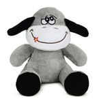 Özgüner Oyuncak 20-25 cm Figürlü Pelüş Ayıcık, 20 cm Teddy Bear,Sevgiliye Hediye,Plush Toys,Ofis Hediyesi,İyi ki Varsın,Tişörtlü,Ayıcık,Maymun,Eşek,Civciv,İnek (Eşek)