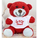 Özgüner Oyuncak 20-25 cm Tişörtlü Pelüş Ayıcık, 20 cm Teddy Bear, Yumuşak Ayıcık, Sevgiliye Hediye,Ayı Teddy,Peluş Ayıcık,Plush Toys,Oturan ayı,Ofis Hediyesi,Renkli Ayıcık,İyi ki Varsın,Tişörtlü,Ayıcık (KırmızıAyı)