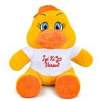 Özgüner Oyuncak 20-25 cm Tişörtlü Pelüş Ayıcık, 20 cm Teddy Bear, Yumuşak Ayıcık, Sevgiliye Hediye,Ayı Teddy,Peluş Ayıcık,Plush Toys,Oturan ayı,Ofis Hediyesi,Renkli Ayıcık,İyi ki Varsın,Tişörtlü,Ayıcık (Ördek)