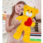 Özgüner Oyuncak 50 Cm Kalpli Peluş Sevimli Ayıcık