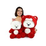 Özgüner Oyuncak 70 Cm Kapşonlu Sevimli Uykumcuk Peluş Ayıcık Panda