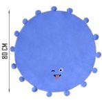 Özgüner Oyuncak 80 cm Bebek Oyun Halısı,Oyun Matı,Bebek Oyun Matı,Yer Matı,Çocuk Oyun Alanı,Çocuk Oyun Halısı,Yürüme Minderi,Bebek Halısı (Mavi)