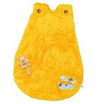 Özgüner Oyuncak Bebek Uyku Tulumlu,Pelüş Uyku Tulumu,Welsoft Uyku Tulumu,Rengarenk Uyku Battaniyesi,Kundak Tulumu,Bebek Arabası Tulumu (SARI)