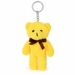 Özgüner Oyuncak Mini Peluş Ayıcık Anahtarlık 15 cm - Yumuşak Peluş Ayı Anahtarlık - Çanta ve Anahtar Süsü (sarı)