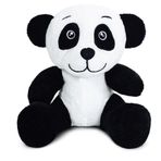 Özgüner Oyuncak Ofis Hediyesi 20-25 cm Figürlü Pelüş Ayıcık, 20 cm Teddy Bear,Sevgiliye Hediye(panda)