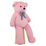 Özgüner Oyuncak Papyonlu Dev Pembe Ayı 160 cm Peluş Oyuncak