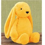 Özgüner Oyuncak Uyku Arkadaşım Sarı Tavşan 45 cm Peluş Oyuncak