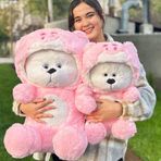 Özgüner Oyuncak Uykucumcuk Panda, Panda,Ayıcık,Pelüş Oyuncak,Doldurulabilir Oyuncak,Yumuşak Ayıcık (Pembe No:1)