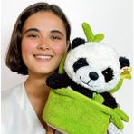 Özgüner Oyuncak Yumuşak Bambu Panda: Şirin Peluş - siyah - beyaz panda