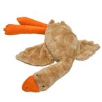 Özgüner Peluş Kaz Hamile Yastığı – Yumuşak ve Ergonomik Destek – Çok Amaçlı Gebelik Destek Yastığı – Anne Adayları İçin Uykuda Bel ve Karın Rahatlığı (kahverengi, 160)