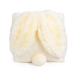 Özgüner Tavşan Kırlent Yastık Yumuşak Peluş Dekoratif Yastık Sevimli Tavşan Kulaklı Tasarım Çocuk Odası & Hediyelik Aksesuar (krem)