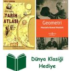 Özgür Yayınları Açıklamalı Tarih Atlası + Geometri + Dünya Klasiği Hediye - Hayır