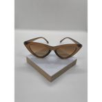 Ozgurca Aksesuar Kedi Cat Eye Unisex Güneş Gözlüğü - Kahverengi