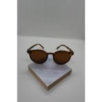 Ozgurca Aksesuar Vintage Oval Unisex Güneş Gözlüğü - Leopar
