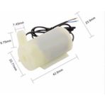 Özgürce 6V Mini Dalgıç Su Pompası, 120L/SAAT, Paket 10 Adet - Ahşap - Beyaz - Seçenek 1