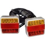 Özgürce 7,5m Mıknatıslı 12V LED Römork Stop Lambası Seti, 7 Pin - Antik Gold