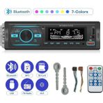 Özgürce Çift Usb, Çift Amfi, Ekstra Bass, Bluetooth Oto Teyp, 7 Renkli Ses Deneyimi - Cappuccino