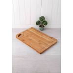 Özgürce Doğal Bambu Kesme Tahtası 30X20CM, Antibakteriyel, Sağlıklı ve Dayanıklı - Ahşap - Ceviz - Seçenek 1