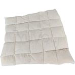 Özgürce El Yapımı 100% Doğal Yün Yatak Yetişkinler Için 37X37 cm - Ahşap - Beyaz - Seçenek 1