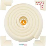 Özgürce Esnek Kauçuk Köşe Koruyucu, Krem Renk, 2m, 4'lü Paket, Güvenli ve Pratik - Seçenek 1