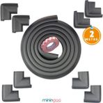 Özgürce Esnek Siyah Kauçuk Köşe Koruyucu 2 Metre 4’lü Paket Hediye - Seçenek 1