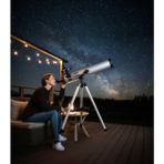 Özgürce F70076TX 350X Profesyonel Astronomik Teleskop, Eğitim ve Gözlem Için Mükemmel - Ahşap - Beyaz - Seçenek 1