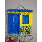 Özgürce Isim Yazılan Taraftar Duvar Askılı Anahtarlık, Ev Hediyesi, Dekoratif Anahtar Askısı - Seçenek 1