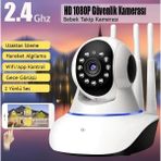 Özgürce Kablosuz Wifi Bebek Izleme Ip Kamerası, Gece Görüşlü, Harekete Duyarlı - Seçenek 1 - Ahşap - Beyaz