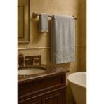 Özgürce Kadife El Havlusu Çift Set 50X90 ve 35X50, Şık ve Yumuşak Dokunuş - Seçenek 1