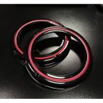 Özgürce Kırmızı Neon Işıklı 20CM Midrange ve Hoparlör Kapağı 2’li Takım - Seçenek 1
