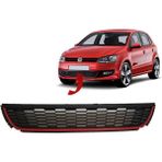 Özgürce Kırmızı Ön Tampon Orta Izgara 2009-2014 Vw Polo 6R0853671 - Seçenek 1