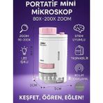 Özgürce Mini El Mikroskobu, Çocuklar Için, Cep Boy, Detaylı Inceleme Aracı - Ahşap - Seçenek 1