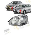 Özgürce Ön Far Camı Sol Vw Golf 5 (2003-2008), Jetta (2005-2010) 1K6941005R - Antrasit