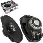Özgürce Oval 6x9 Inç Oto Hoparlör Seti 400W Tweeterli Kapaklı 2’li - Seçenek 1