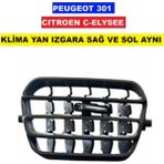 Özgürce Peugeot 301 ve Citroen C-Elysee Için Klima, Kalorifer, Havalandırma, Izgara, Difüzör Yanlar - Altın
