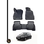 Özgürce Renault Megane 2 Hatchback 3D Oto Paspas Seti, Şıklık ve Koruma - Seçenek 1 - Antrasit