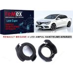 Özgürce Renault Megane 4 LED Far Sabitleme Aparatı, Güçlü ve Güvenilir Tutucu - Eflatun - Seçenek 1