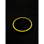 Özgürce Sarı 16 cm Neon LED Işıklı Hoparlör Kapağı Çiftli - Seçenek 1