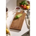 Özgürce Şık ve Dayanıklı 40 cm Mango Kesme ve Sunum Tahtası - Ahşap - Ceviz - Seçenek 1