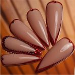 Özgürce Şık ve Kalıcı Takma Tırnak Stiletto Tasarımı, Kolay Uygulama - Altın - Turkuaz