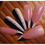 Özgürce Şık ve Uzun Süre Dayanıklı Takma Tırnak Stiletto Modeli - Ahşap