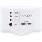 Özgürce Tavan Tipi Gaz Dedektörü, Doğalgaz (Metan), 12/24V Dc, Röle Çıkışlı - Seçenek 1 - Ahşap - Beyaz