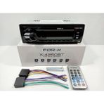 Özgürce X-4250BT Oto Teyp, 4X60W, Usb, Aux, Radyo, Bluetoothlu, Şık Tasarım - Antrasit